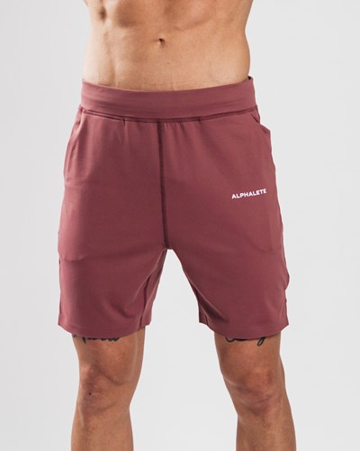 Alphalete 4-Way Stretch 8" Krótkie Mauve | 07984-ZWBO