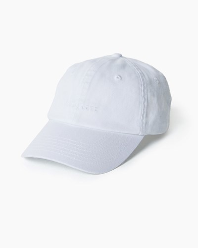 Alphalete Adjustable Cap Białe | 42573-GTUO