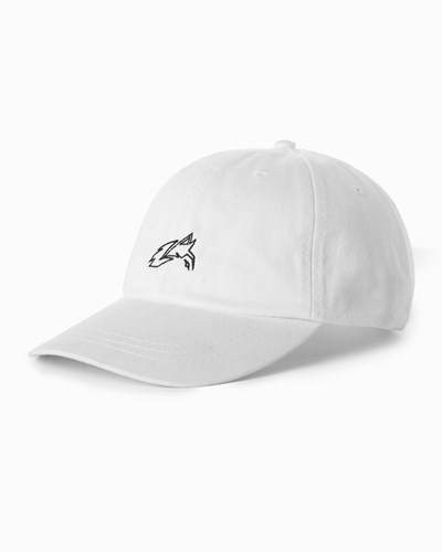 Alphalete Adjustable Cap Białe | 67028-ZRBE