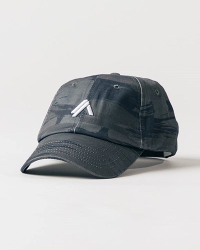 Alphalete Adjustable Cap Szare Camo | 56709-TFQG