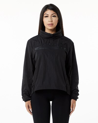 Alphalete All-Purpose Pullover Czarne | 68249-CQHR