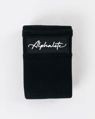 Alphalete Alphalete Glute Band Czarne | 53962-SKCV