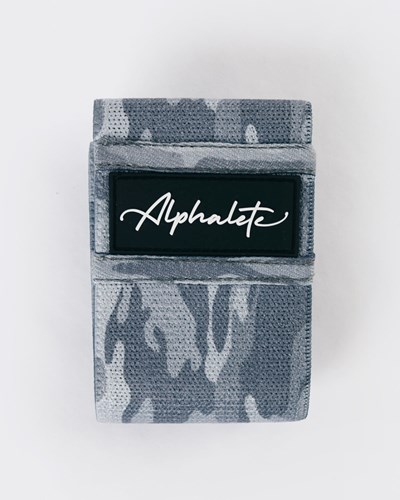 Alphalete Alphalete Glute Band Srebrne Camo | 14708-TRWG