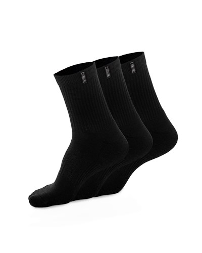 Alphalete Crew Sock Czarne | 61489-MDJR