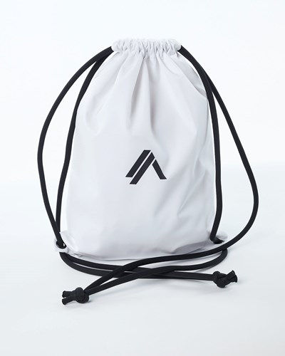 Alphalete Drawstring Bag Białe | 16840-LBMP