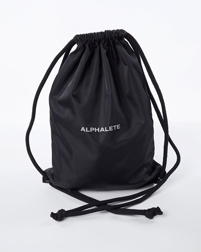 Alphalete Drawstring Bag Czarne | 01793-BFPU