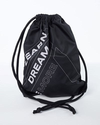 Alphalete Drawstring Bag Czarne | 63027-XNEH