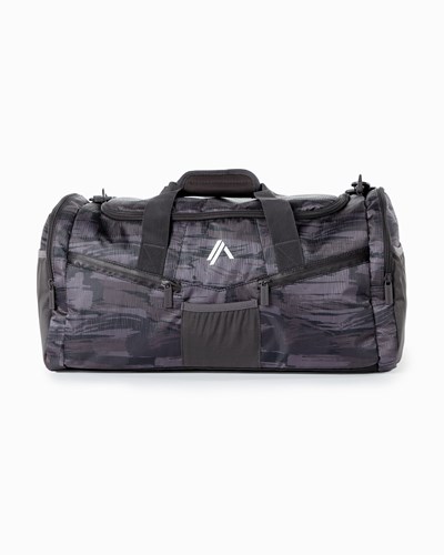 Alphalete Duffel Bag Bordowe Camo | 23075-DFNS