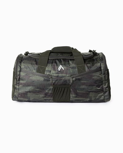 Alphalete Duffel Bag Oliwkowe Camo | 94607-OMFQ