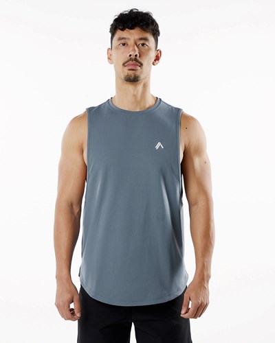 Alphalete Fitted Performance Tank Carbon | 38567-CWFY