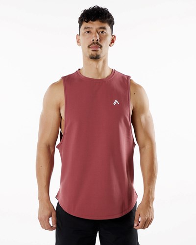 Alphalete Fitted Performance Tank Gingerbread | 03481-BTFJ