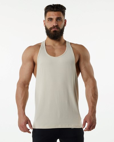 Alphalete Fitted Premium Stringer Sahara | 24863-UKIH