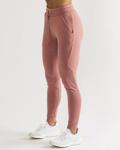 Alphalete Fitted Single-Brushed 29" Jogger Cranberry Ice | 56489-PRFW