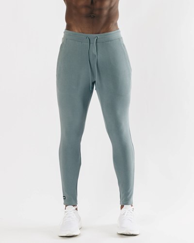 Alphalete Fitted Single-Brushed 30" Jogger Niebieskie | 21708-SWKY