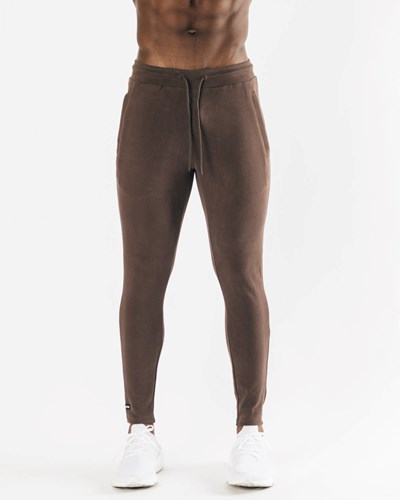 Alphalete Fitted Single-Brushed 30" Jogger Cocoa | 28095-KJTX