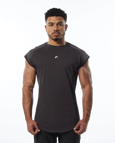 Alphalete High Performance Bez Rękawów Tee Szare | 12594-QJZS