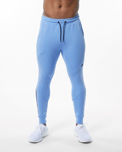 Alphalete Interlock Knit Cuffed Jogger Głęboka Niebieskie | 15972-JNKW