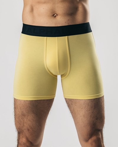 Alphalete Oddychająca Modal Bokser Brief Lemonade | 47295-SAPB