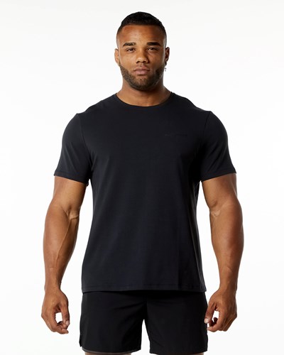 Alphalete Relaxed Fit Tee Blackout | 59628-PWHX