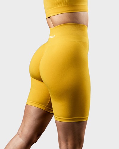 Alphalete Seamless Scrunch 7.5" Krótkie Golden Hour | 30627-LTUE