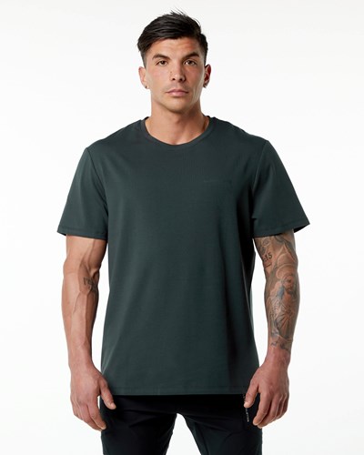 Alphalete Set-In Sleeve Tee Zielone | 46751-WXPZ