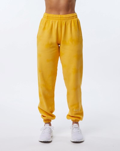 Alphalete Washed 30" Fleece Jogger Honey | 35147-DUEJ