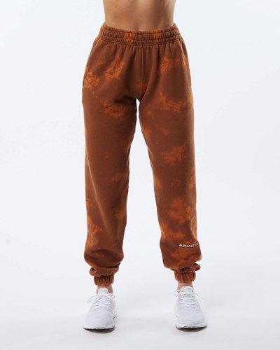 Alphalete Washed 30" Fleece Jogger Penny | 19870-UTYX