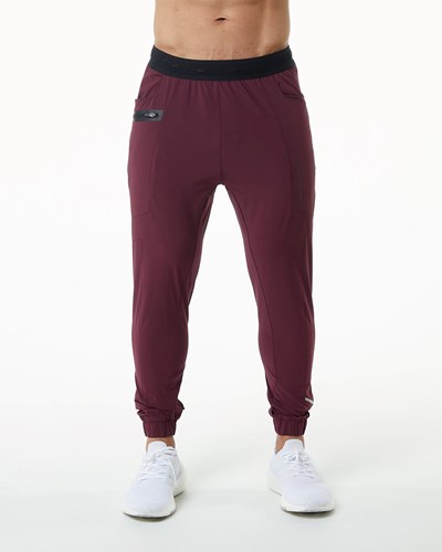 Alphalete Woven 4-Way Stretch 29" Pant Bordowe | 79304-OLPN