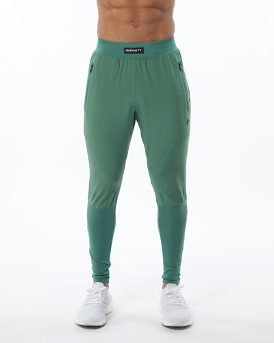 Alphalete Woven 4-Way Stretch 29" Pant Zielone | 46501-JSMC