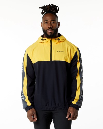 Alphalete Woven Performance Jacket Bumblebee | 56791-JZAL