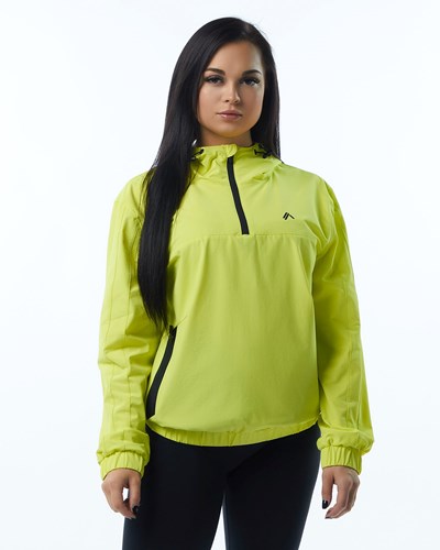 Alphalete Woven Performance Jacket Citrus Slice | 58706-TJOQ