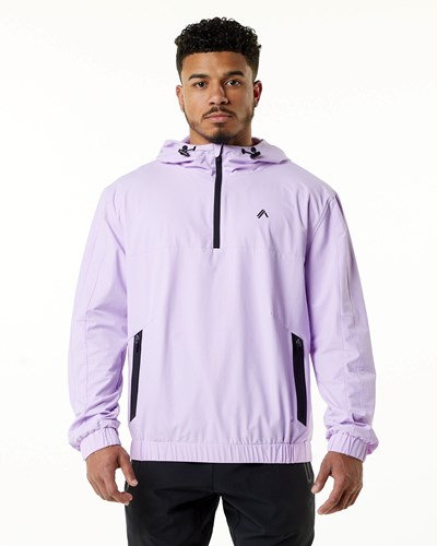 Alphalete Woven Performance Jacket Lawenda | 43021-EUDZ