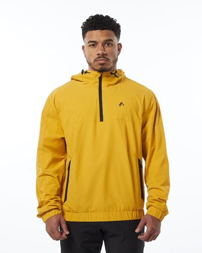 Alphalete Woven Performance Jacket Żółte | 52460-ISNF