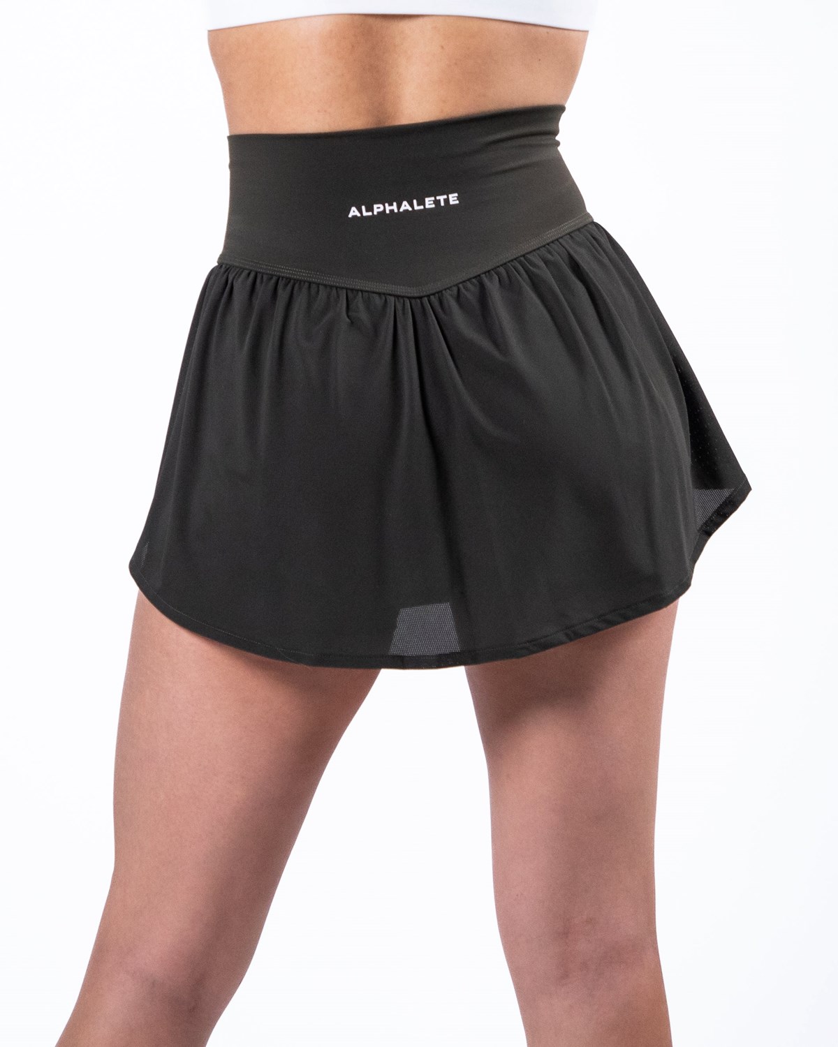 Alphalete 4-Way Stretch Skirt Szare | 02645-XEPZ