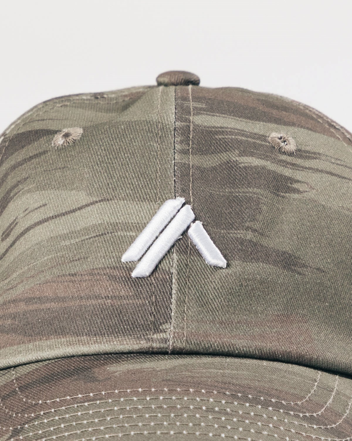 Alphalete Adjustable Cap Oliwkowe Camo | 74598-LSDF