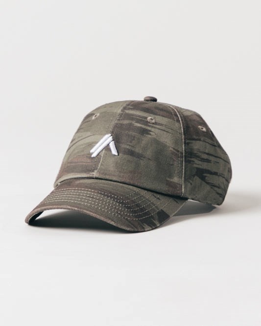 Alphalete Adjustable Cap Oliwkowe Camo | 80549-XPYF