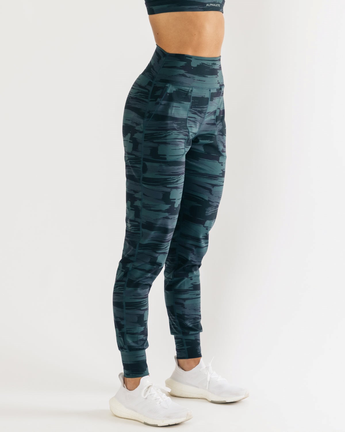 Alphalete All-Purpose Jogger Niebieskie Camo | 36590-ENCO