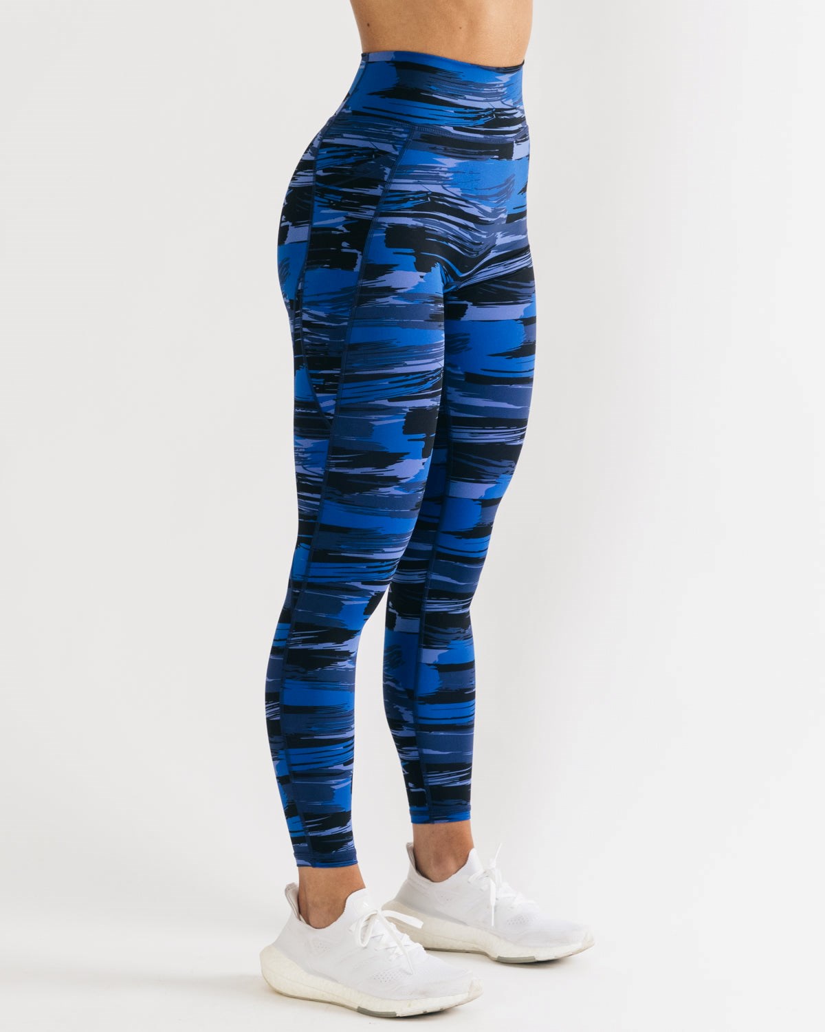 Alphalete All-Purpose Legging Niebieskie Camo | 56419-BQYS