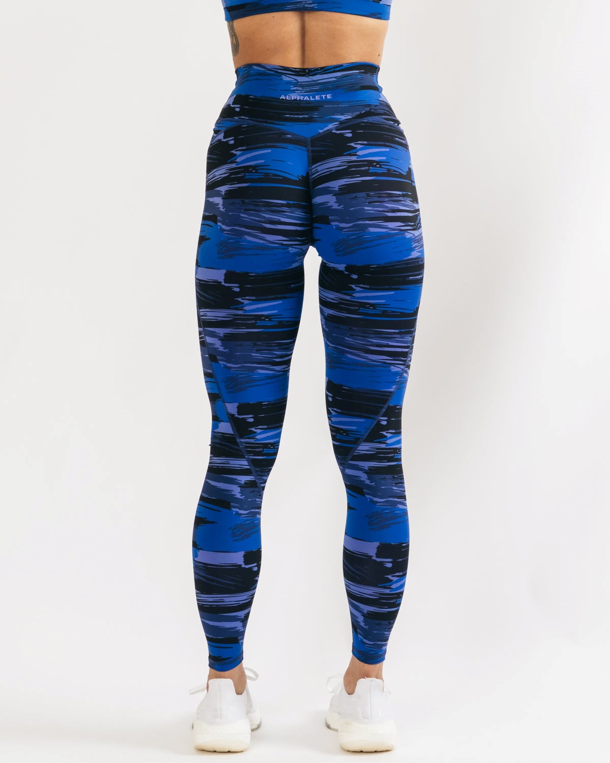 Alphalete All-Purpose Legging Niebieskie Camo | 90257-ZDAS