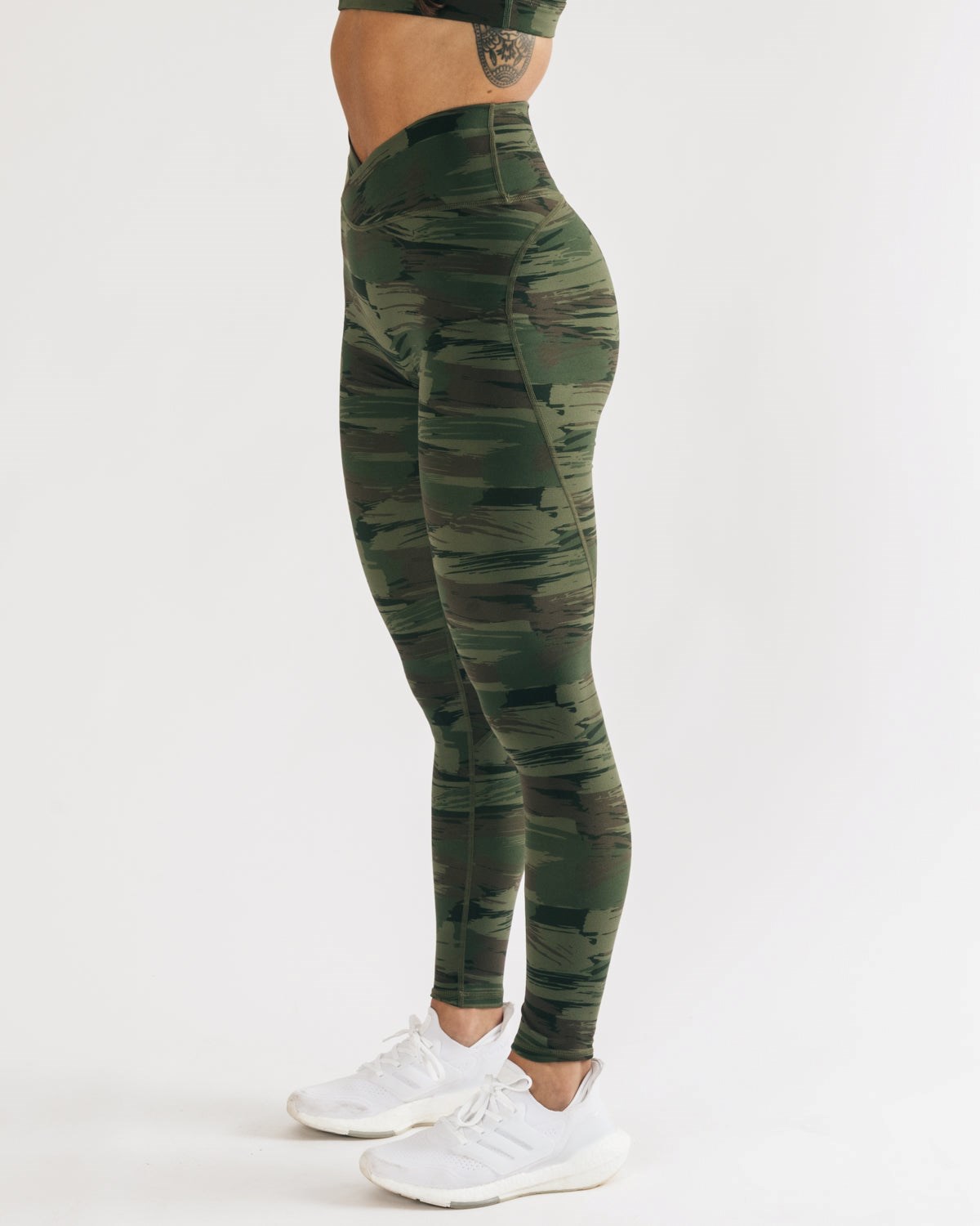 Alphalete All-Purpose Legging Oliwkowe Camo | 40983-ULMR