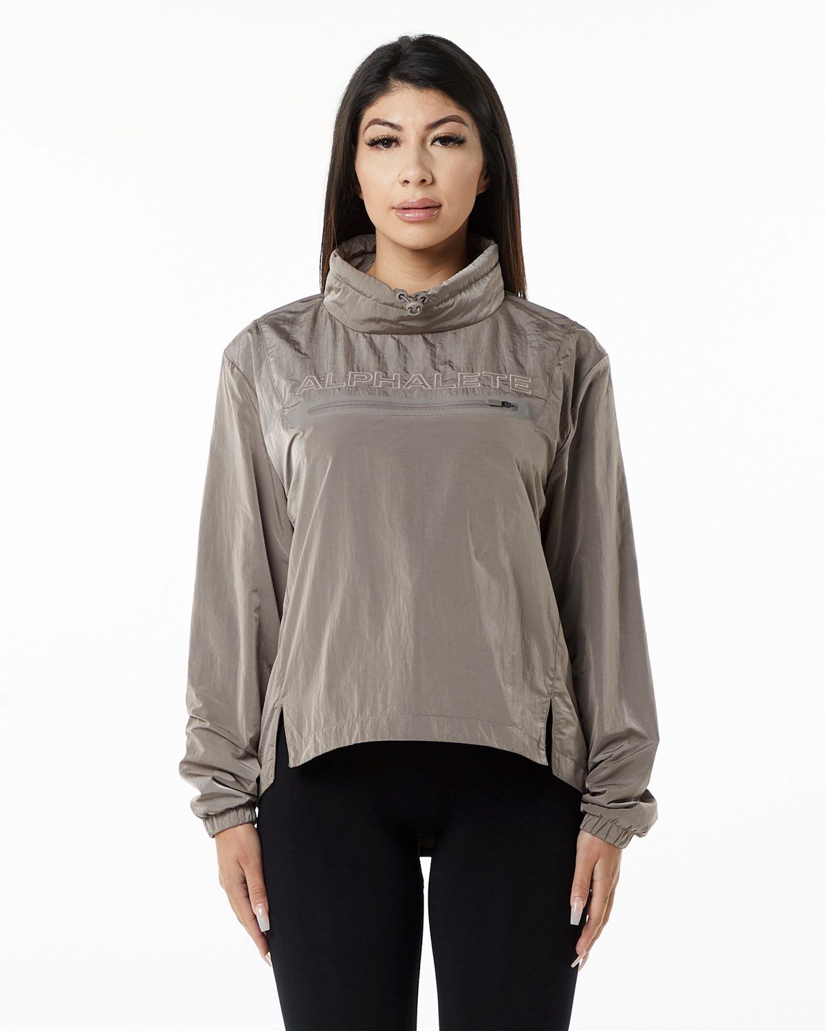 Alphalete All-Purpose Pullover Brązowe | 96250-XBRU