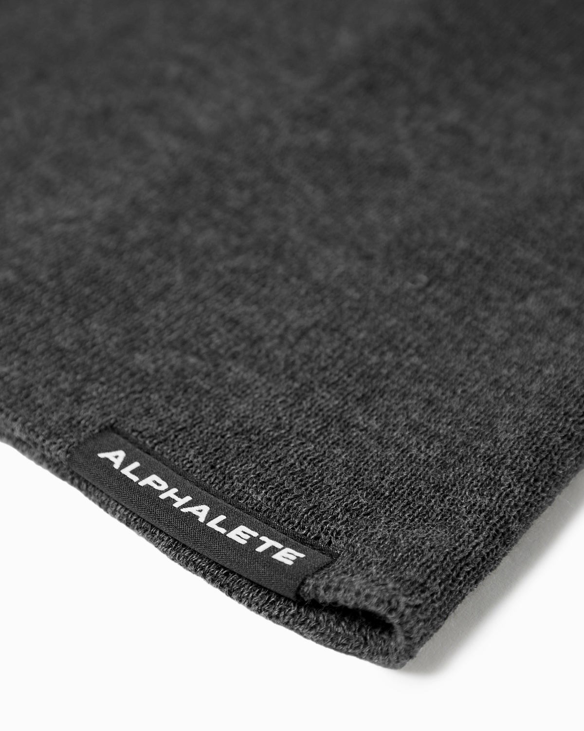 Alphalete Bawełniane Knit Beanie Charcoal | 39742-NYMW