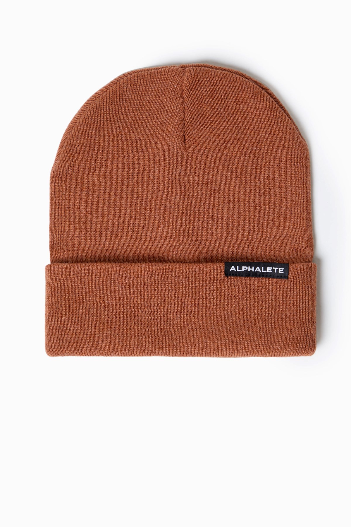 Alphalete Bawełniane Knit Beanie Clay | 65423-PJNS