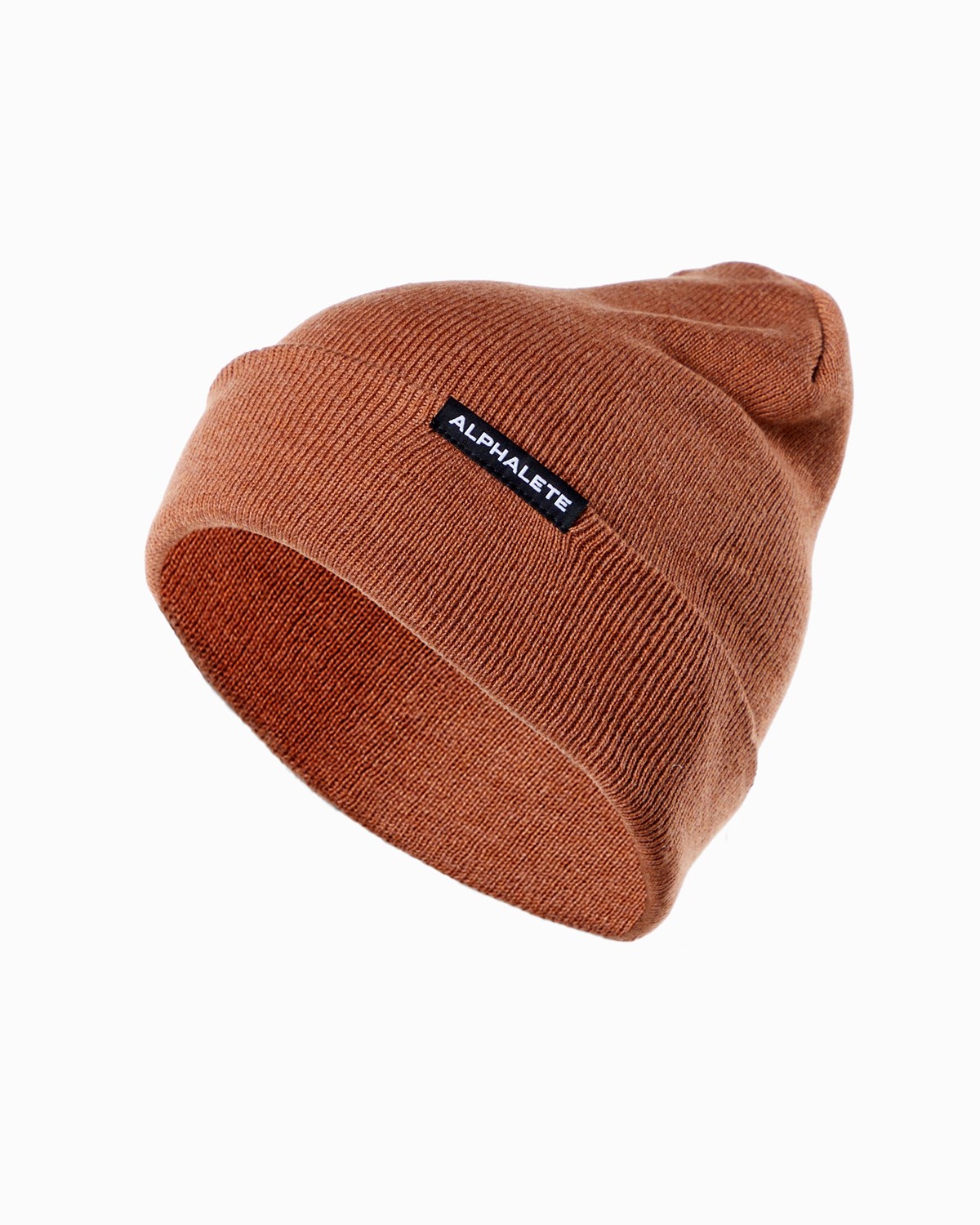 Alphalete Bawełniane Knit Beanie Clay | 65423-PJNS