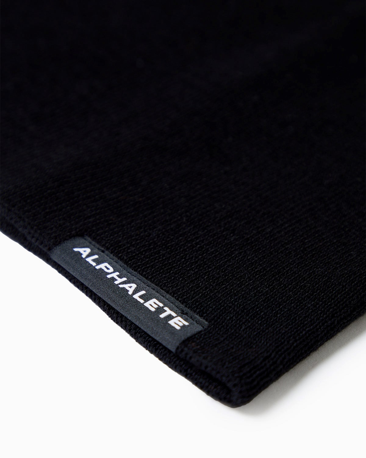 Alphalete Bawełniane Knit Beanie Czarne | 96230-DZMP