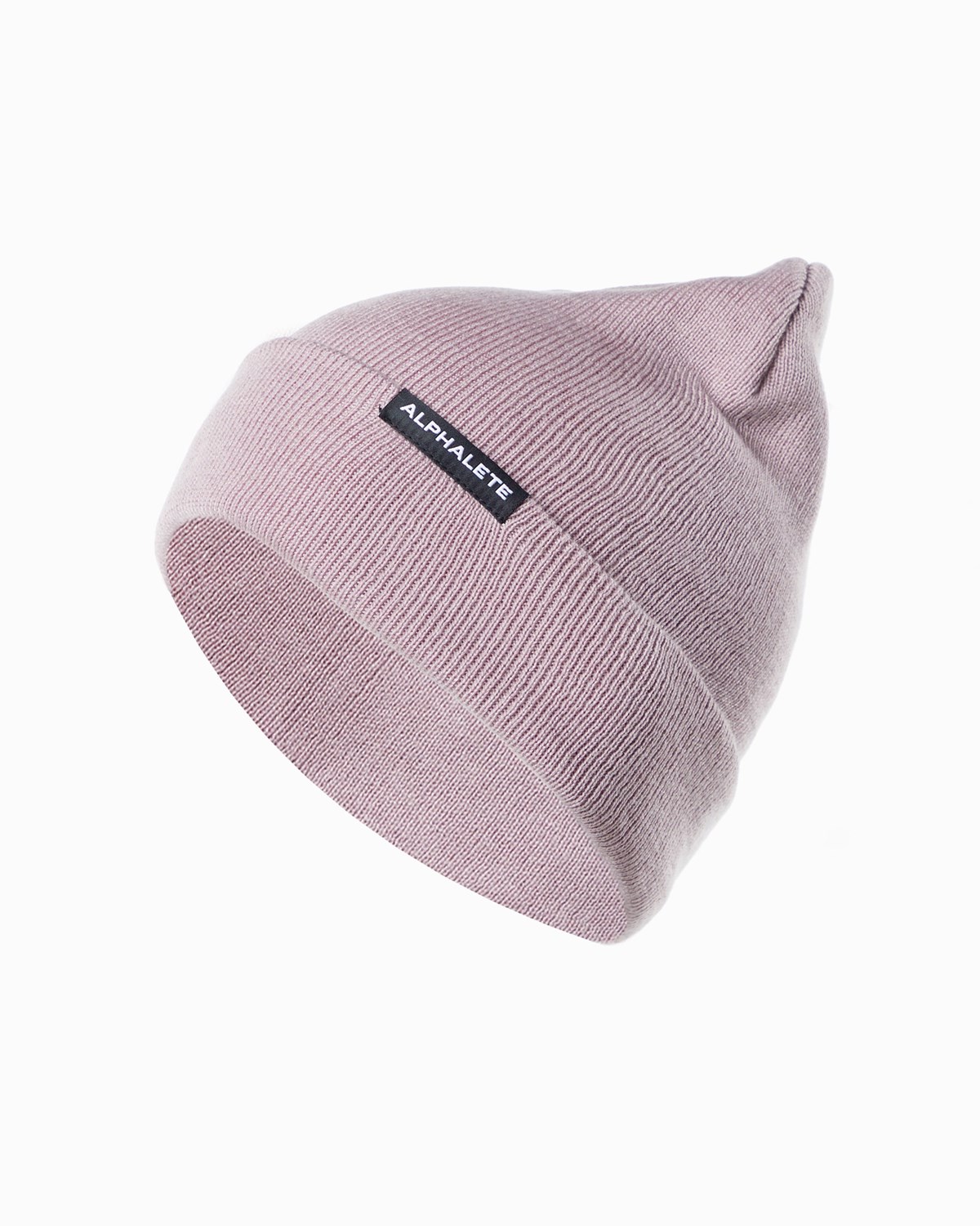 Alphalete Bawełniane Knit Beanie Fioletowe | 19327-DWBE