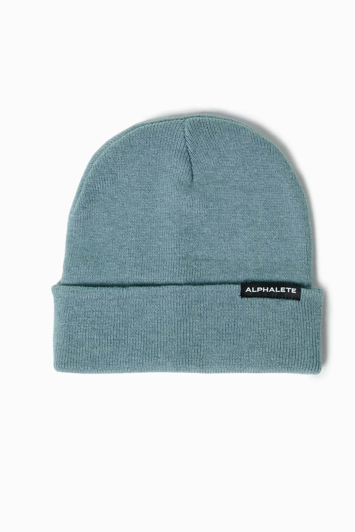 Alphalete Bawełniane Knit Beanie Niebieskie | 48635-NEBW