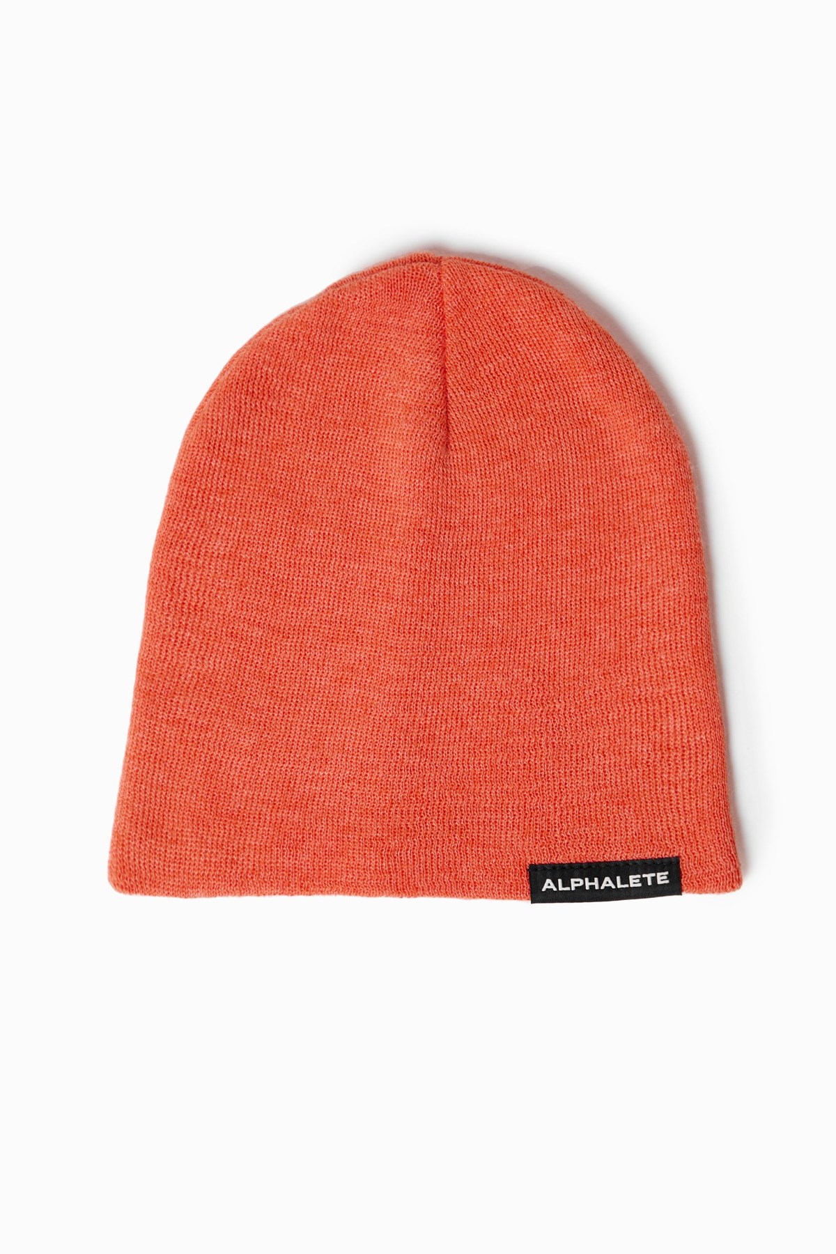 Alphalete Bawełniane Knit Beanie Pomarańczowe | 18253-XHGA