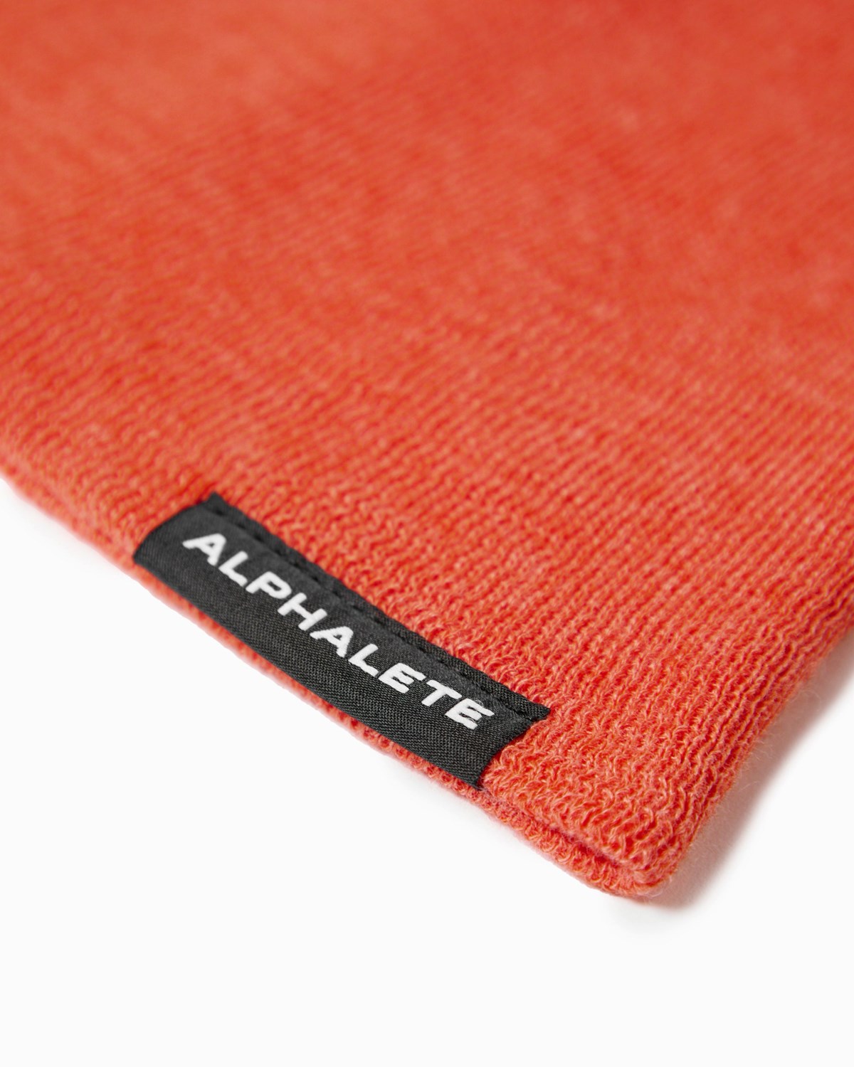 Alphalete Bawełniane Knit Beanie Pomarańczowe | 73540-OJBE