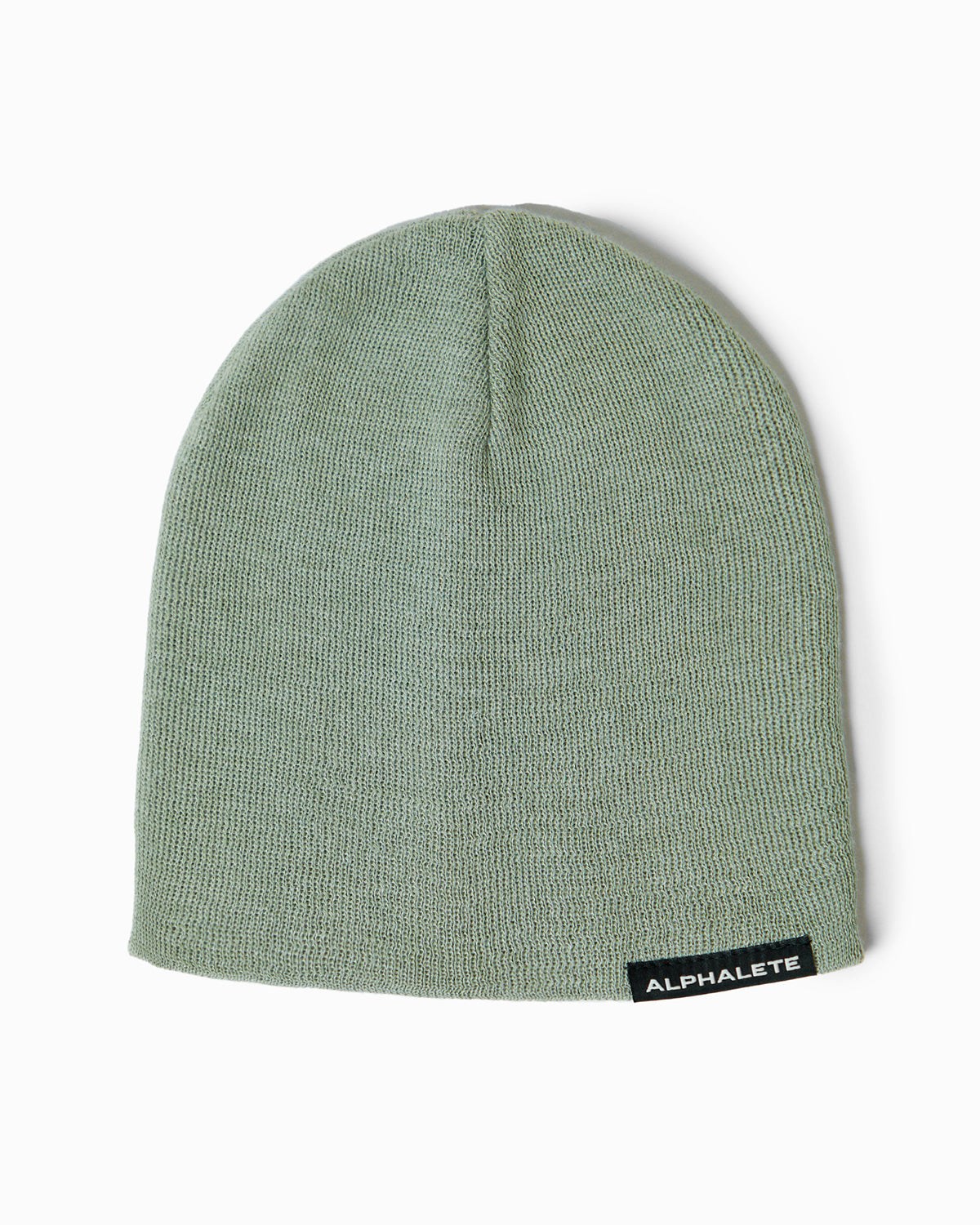 Alphalete Bawełniane Knit Beanie Sage | 27083-WRSI